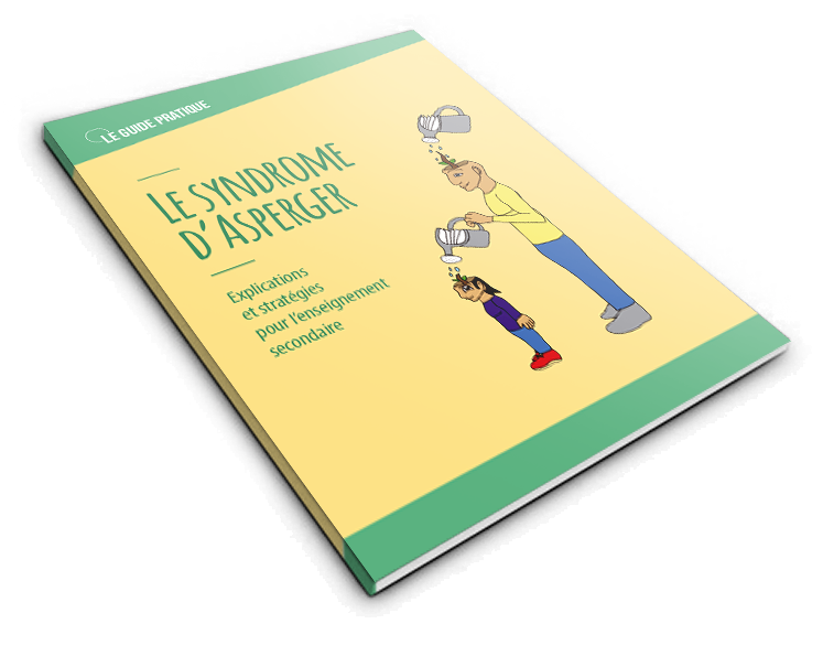 Couverture PDF, Guide pratique; syndrôme d'asperger